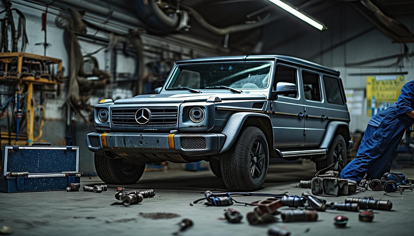 加油站加错油事件导致的车主困境，奔驰大G的维修之路_奔驰加错油怎么办_奔驰车加错油修理需要多少钱