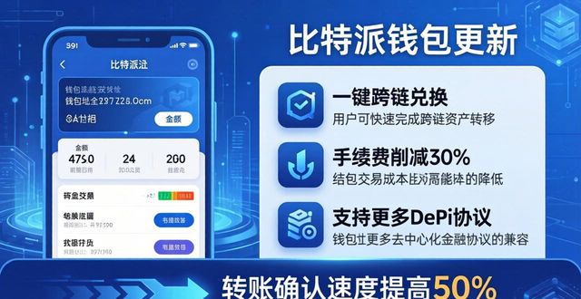比特派钱包务必更新！这些新功能和安全修复不能错过