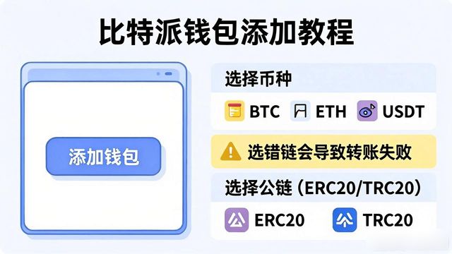 比特派钱包怎么添加钱包？新手教程来了