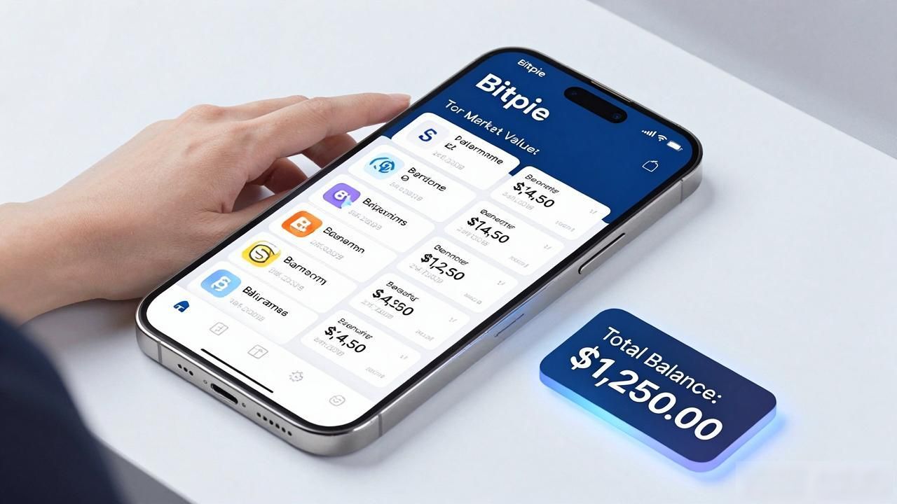 iPhone用户下载Bitpie后怎么管资产？