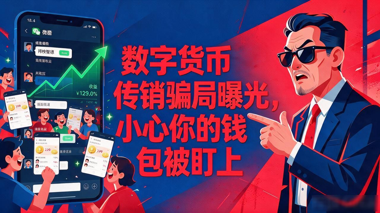 数字货币传销骗局曝光，小心你的钱包被盯上