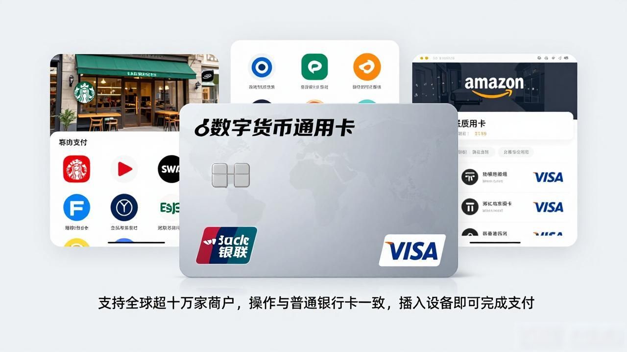 数字货币通用卡怎么用？一张卡搞定全球消费