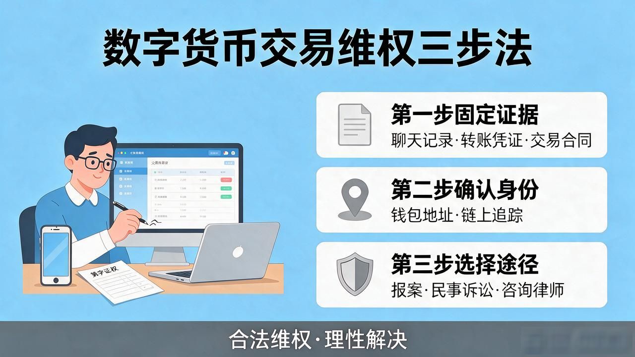 数字货币交易踩坑了？买卖纠纷如何快速维权