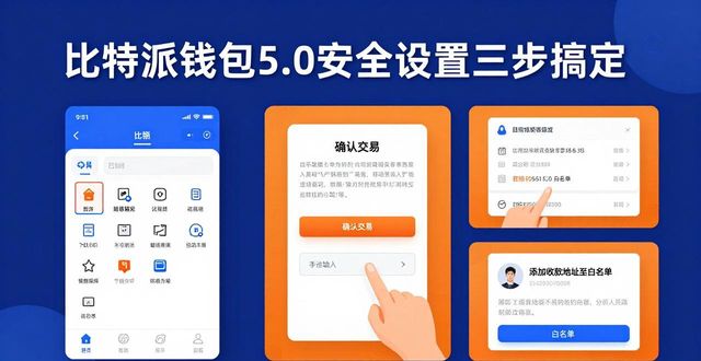 比特派钱包5.0安全设置三步搞定