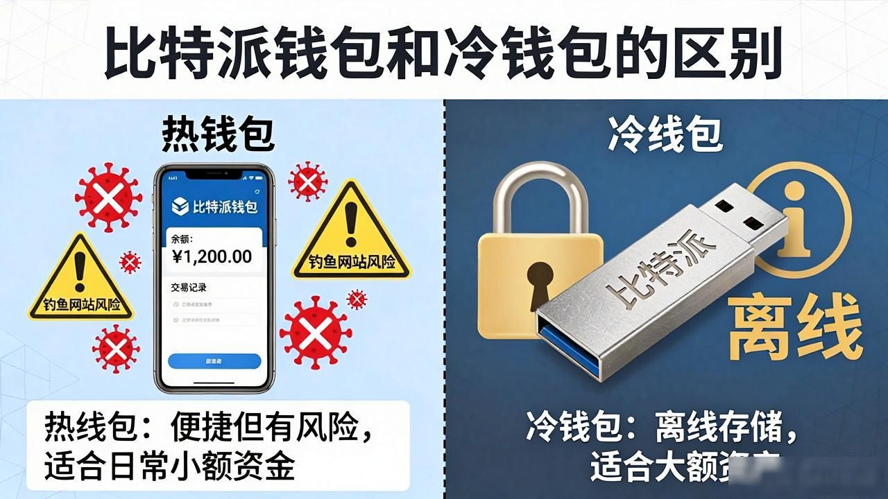 比特派钱包和冷钱包到底有什么区别？一文看懂