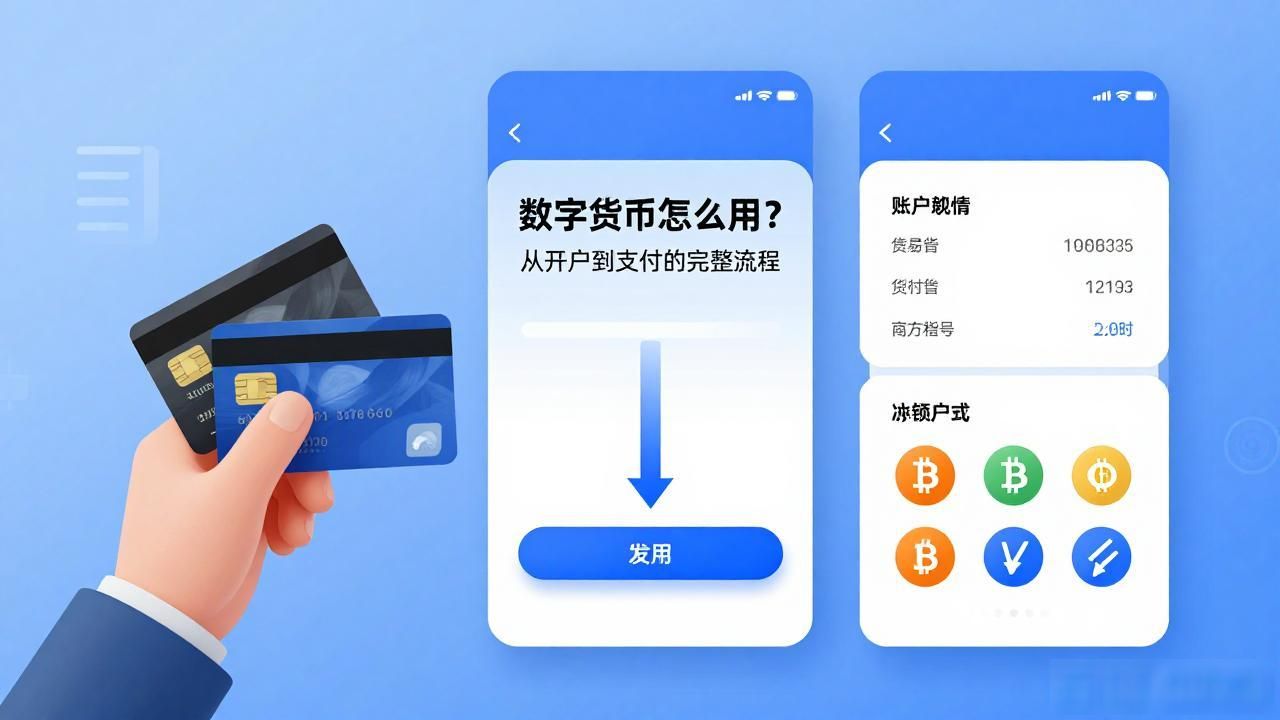 数字货币怎么用？从开户到支付的完整流程