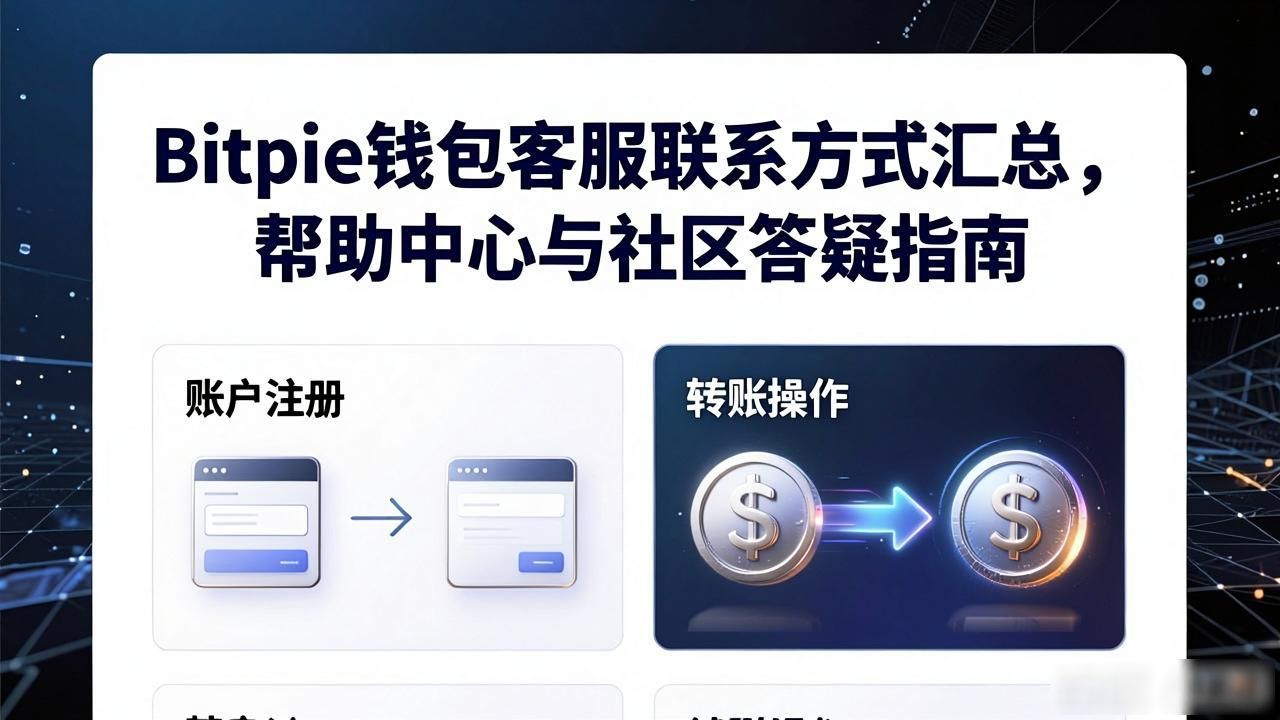Bitpie钱包客服联系方式汇总,帮助中心与社区答疑指南