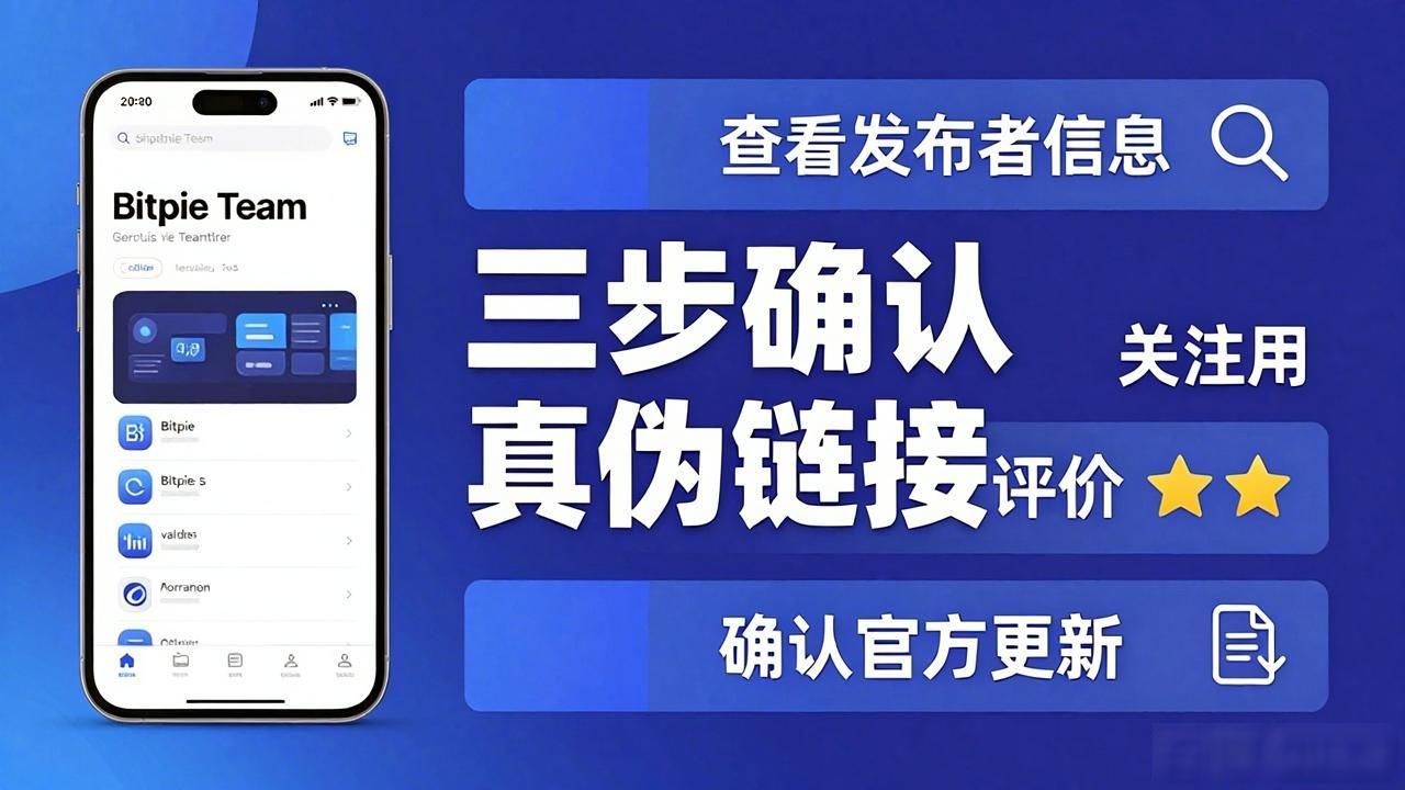 Bitpie钱包下载避坑指南：三步确认真伪链接