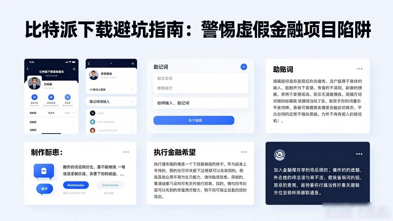 比特派下载避坑指南：警惕虚假金融项目陷阱