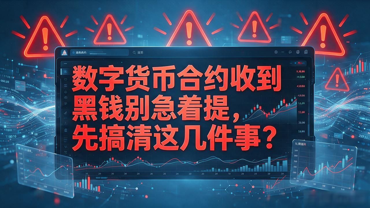 数字货币合约收到黑钱别急着提，先搞清这几件事