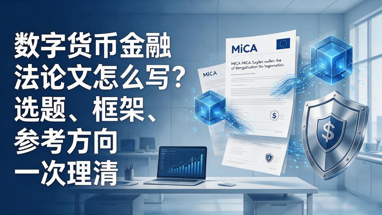 数字货币金融法论文怎么写？选题、框架、参考方向一次理清
