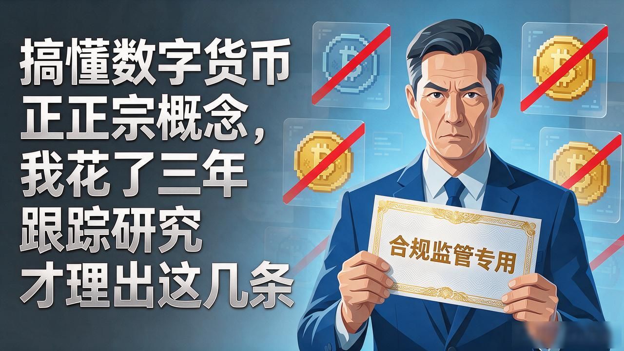 搞懂数字货币正宗概念，我花了三年跟踪研究才理出这几条