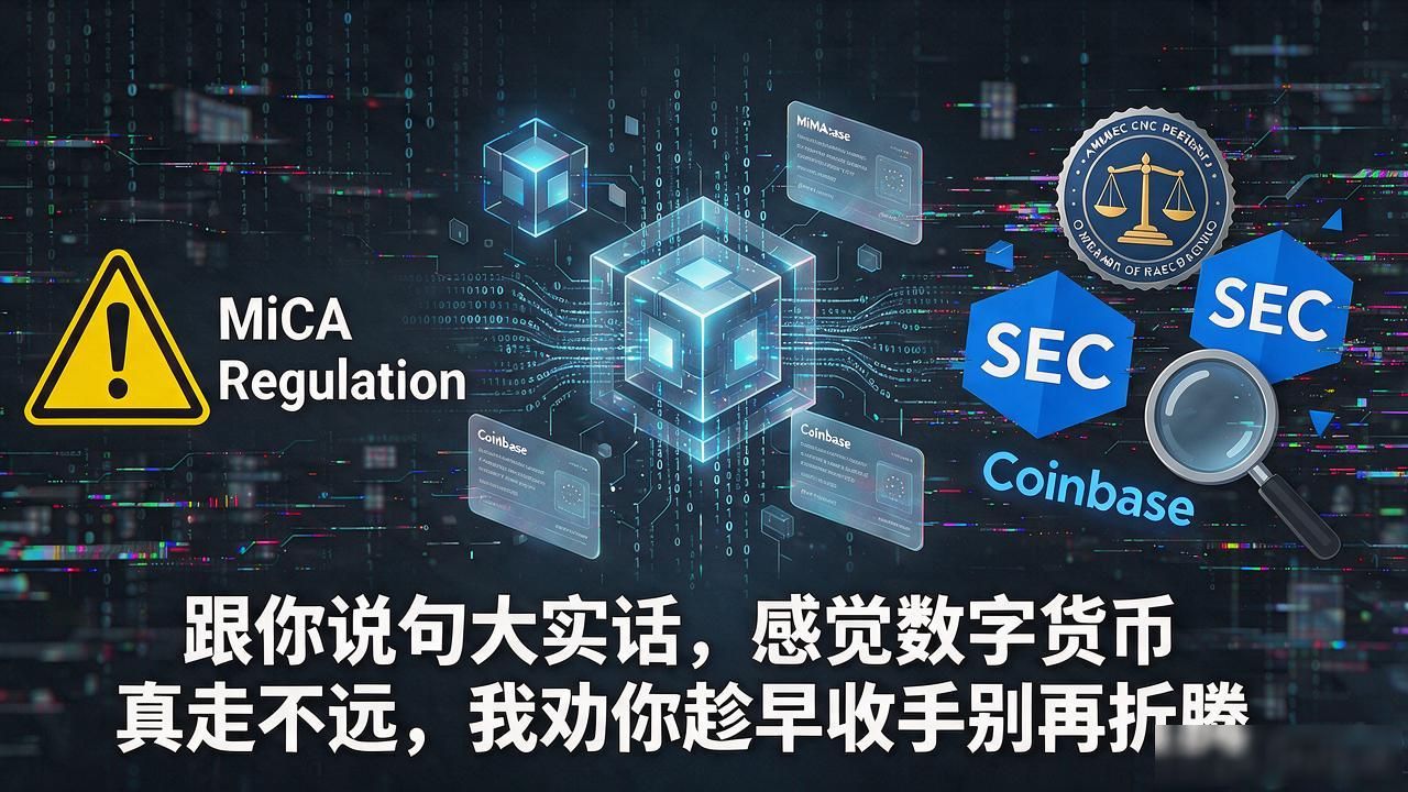 跟你说句大实话，感觉数字货币真走不远，我劝你趁早收手别再折腾