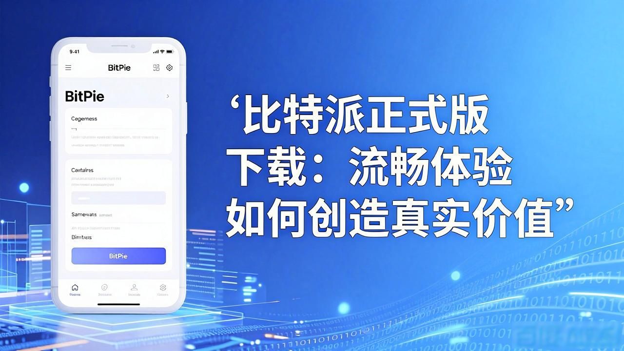 比特派正式版下载：流畅体验如何创造真实价值