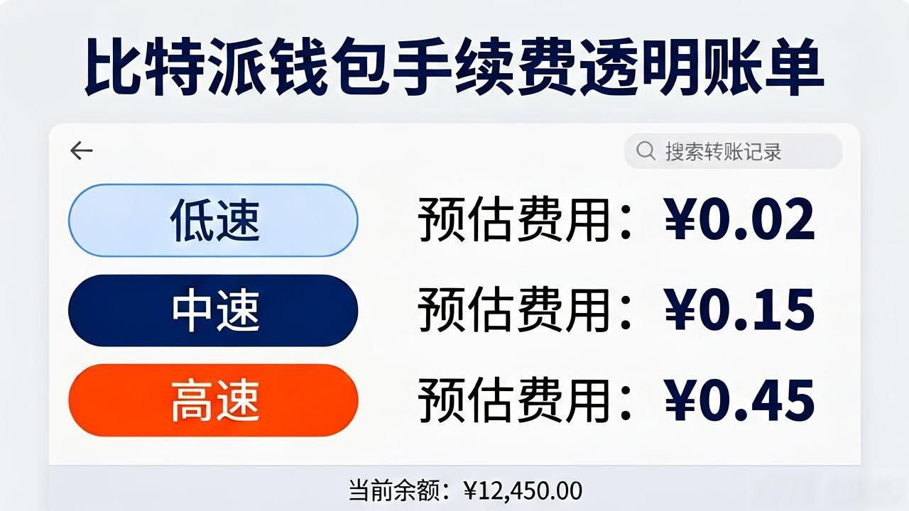 比特派钱包手续费到底收多少？透明账单大揭秘