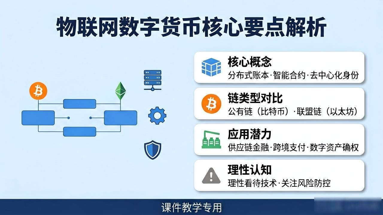 物联网数字货币课件:核心要点全解析与教学设计