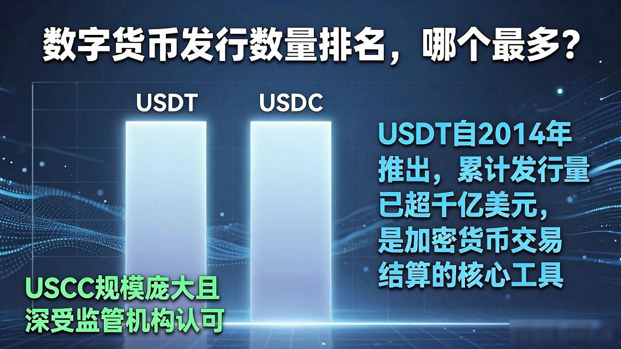 数字货币发行数量排名,哪个最多?