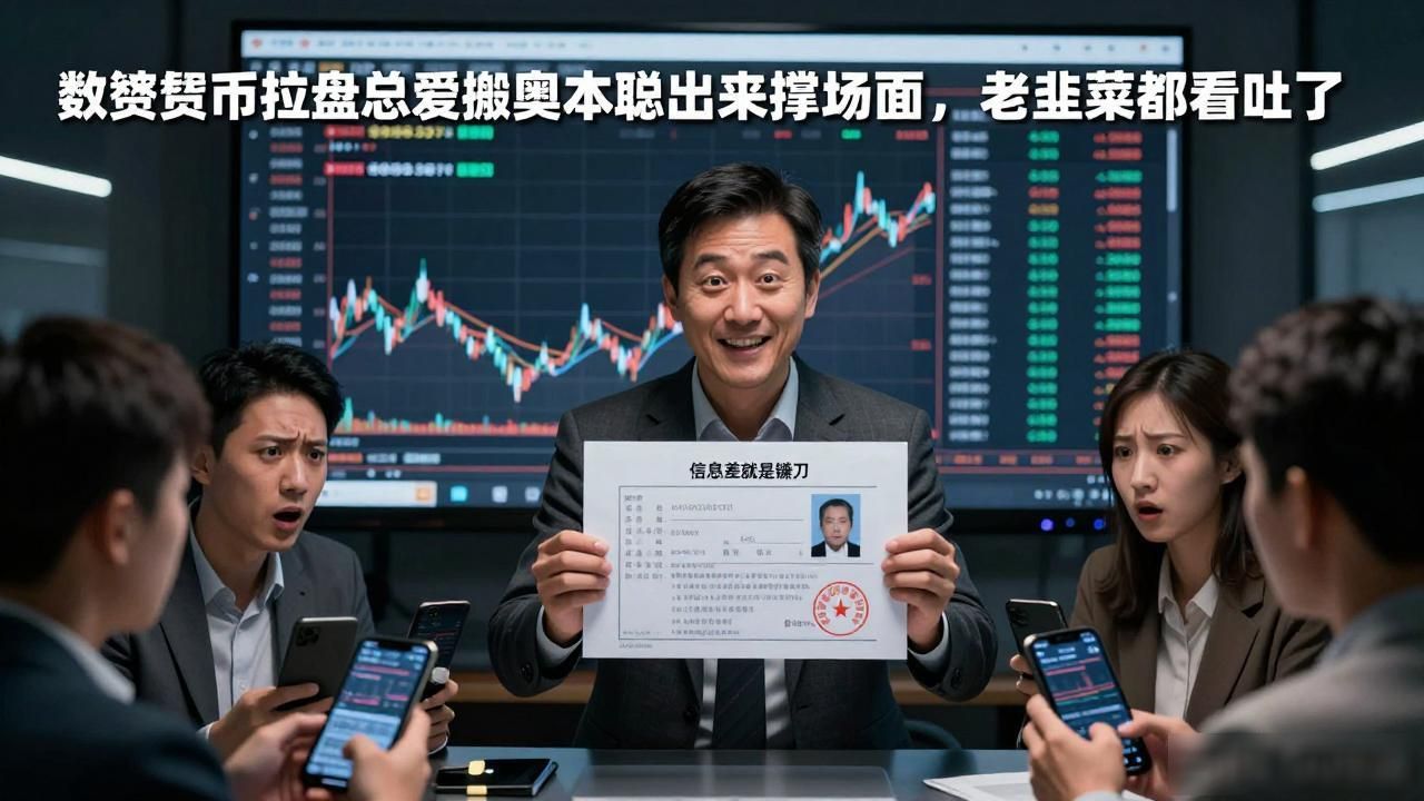 数字货币拉盘总爱搬奥本聪出来撑场面，老韭菜都看吐了