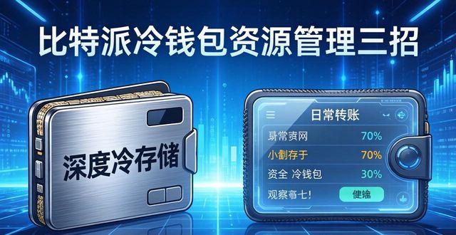 比特派冷钱包资源管理三招