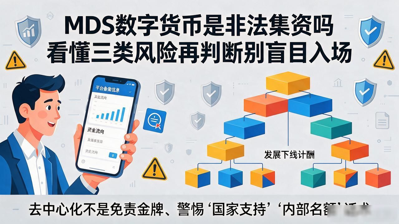 MDS数字货币是非法集资吗 看懂三类风险再判断别盲目入场
