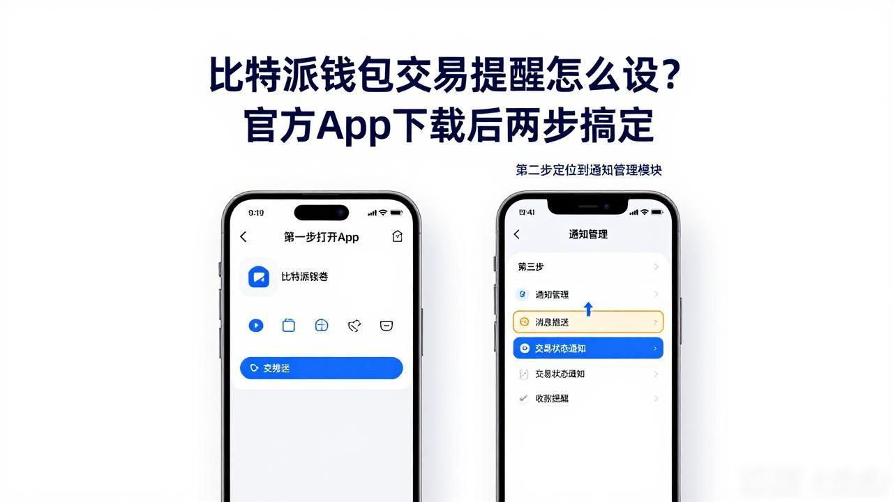比特派钱包交易提醒怎么设?官方App下载后两步搞定