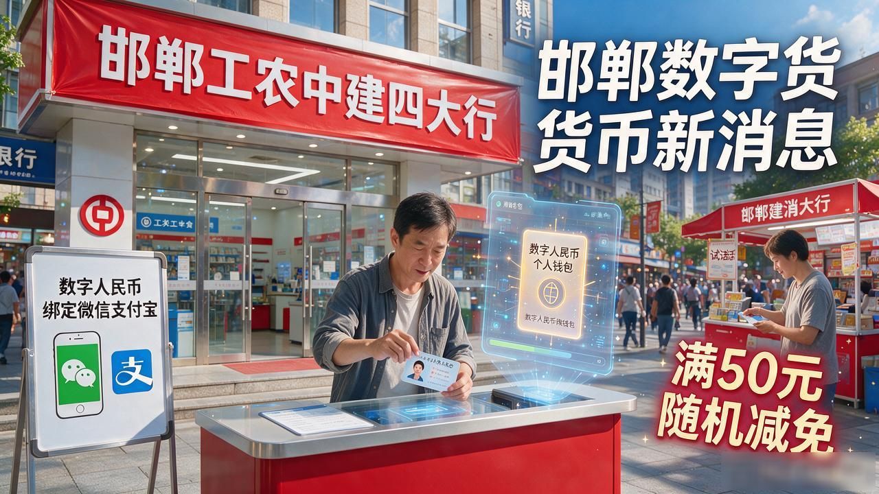 邯郸数字货币新消息：试点扩到哪了，普通人怎么参与、注意啥