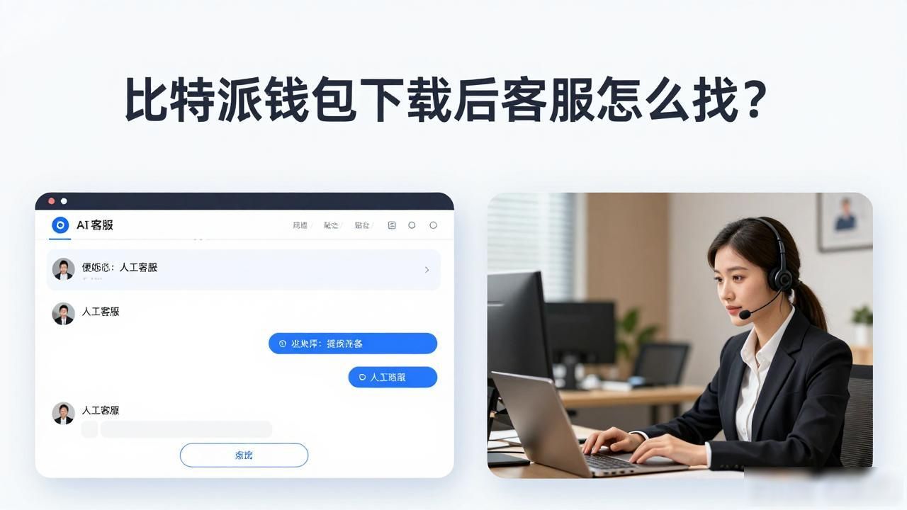 比特派钱包下载后客服怎么找？
