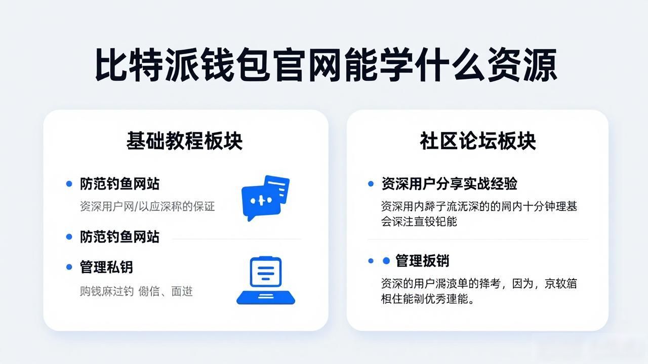 比特派钱包官网能学什么资源