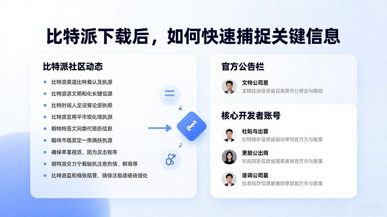比特派下载后，如何快速捕捉关键信息
