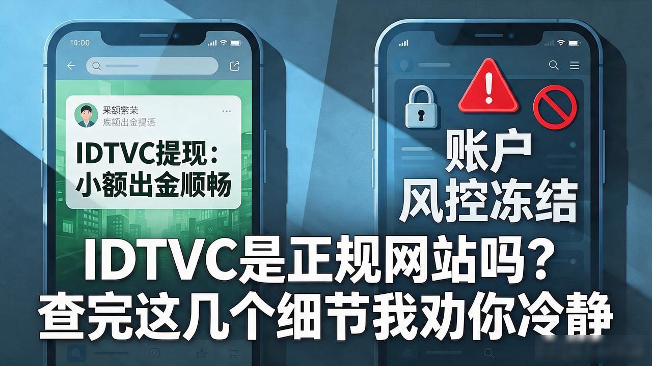 IDTVC是正规网站吗？查完这几个细节我劝你冷静