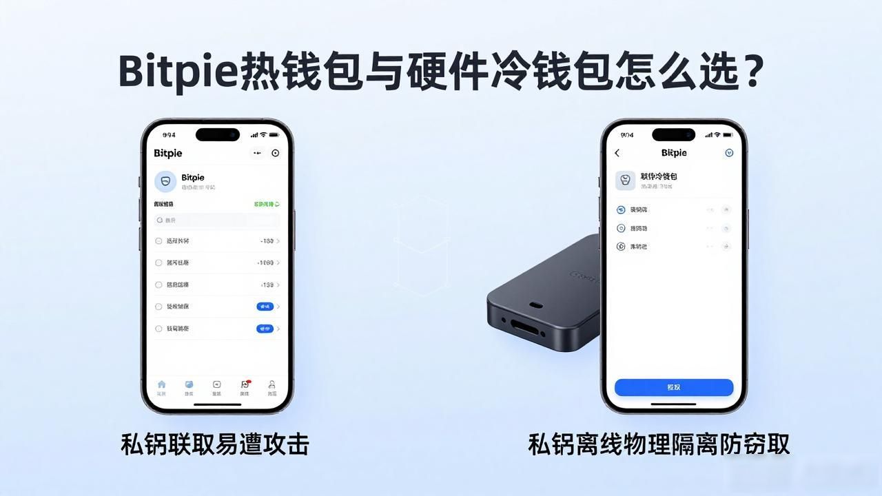 Bitpie热钱包与硬件冷钱包怎么选？