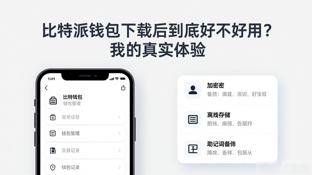比特派钱包下载后到底好不好用?我的真实体验