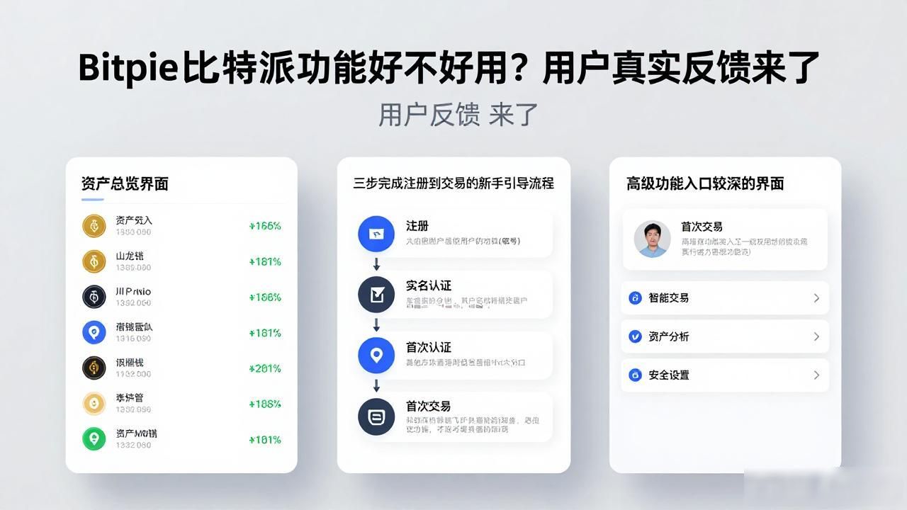 Bitpie比特派新功能好不好用？用户真实反馈来了