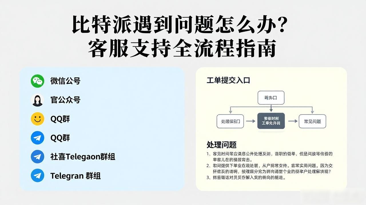 比特派遇到问题怎么办？客服支持全流程指南